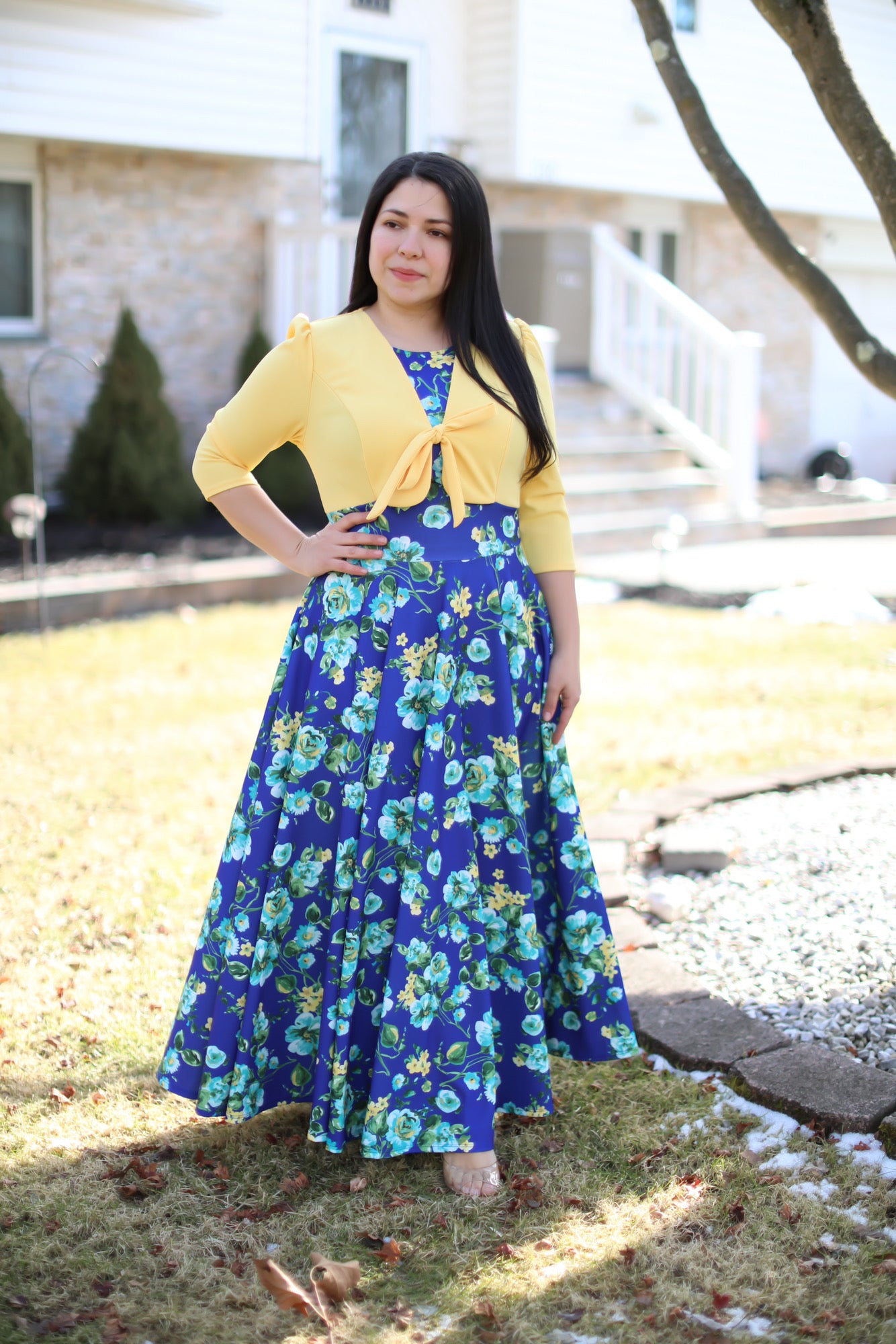 Eunice Yellow Maxi Dress