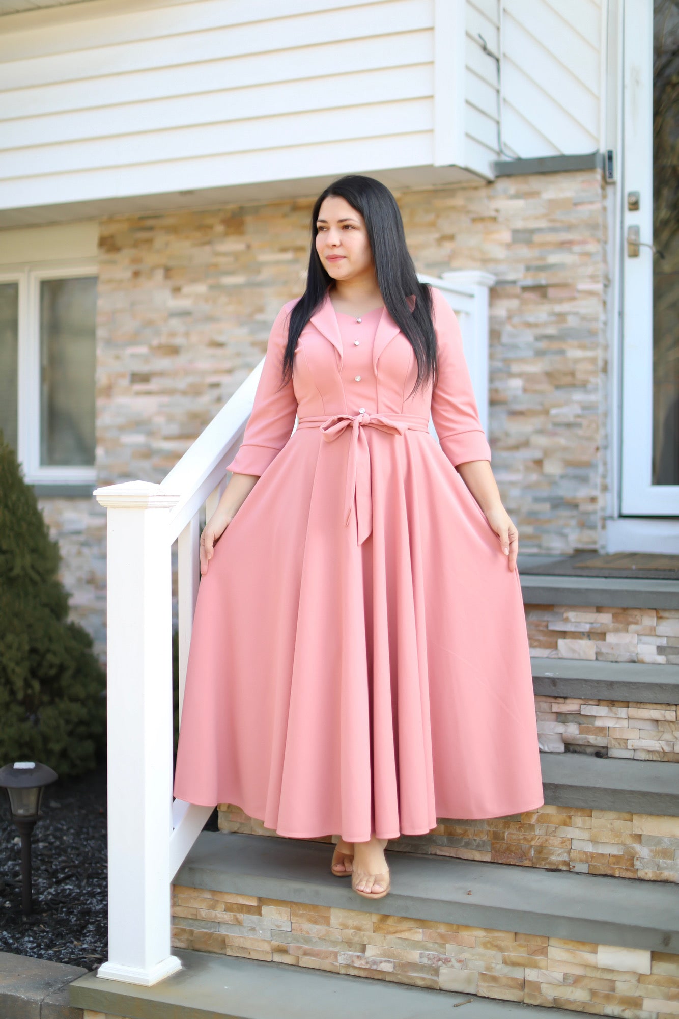 Eliana Rose Maxi Dress – Beauty In Modesty Boutique