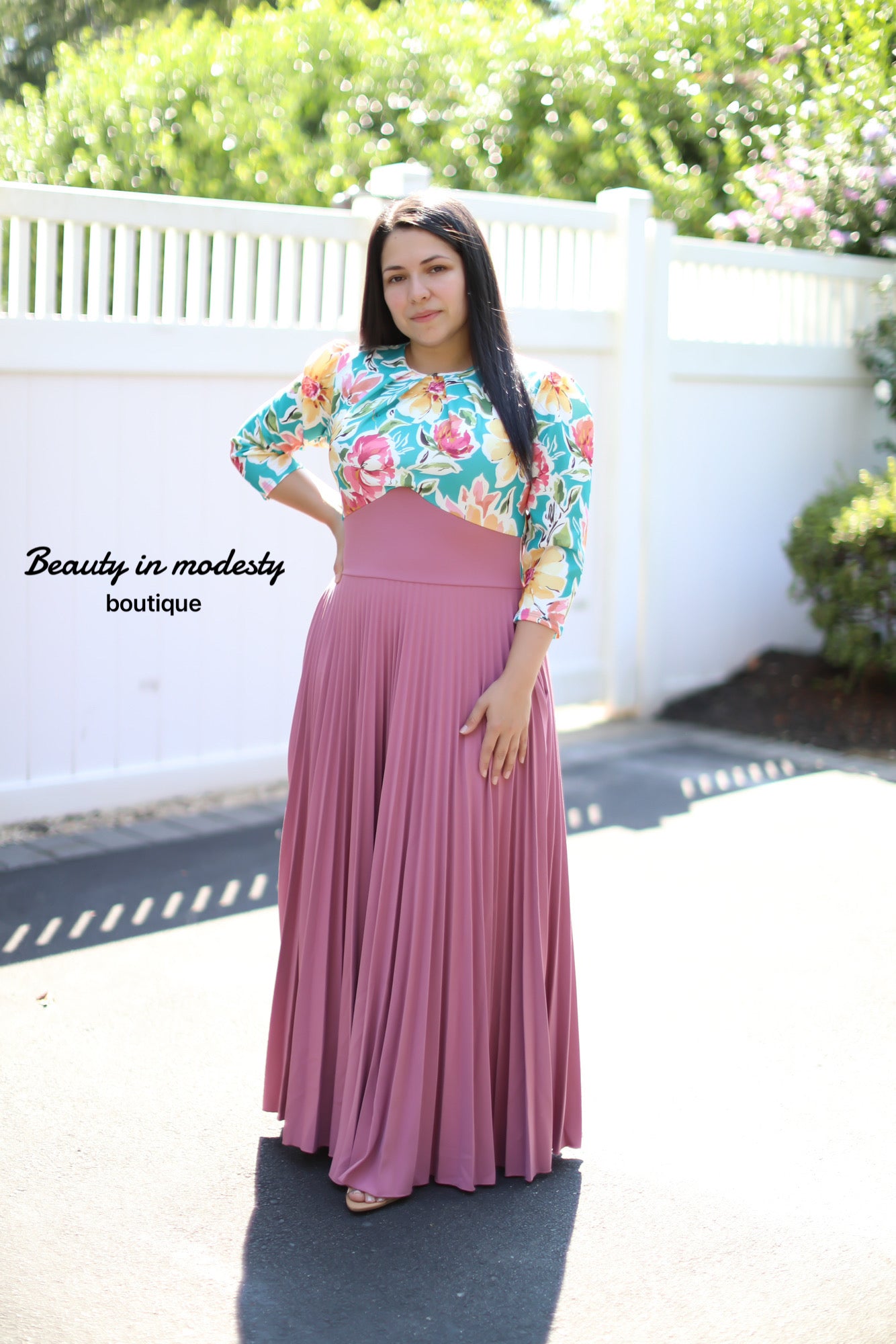 Lilibeth Celeste Rose Maxi Dress