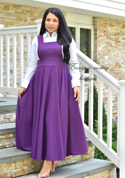 Purple Jumper Maxi Dress