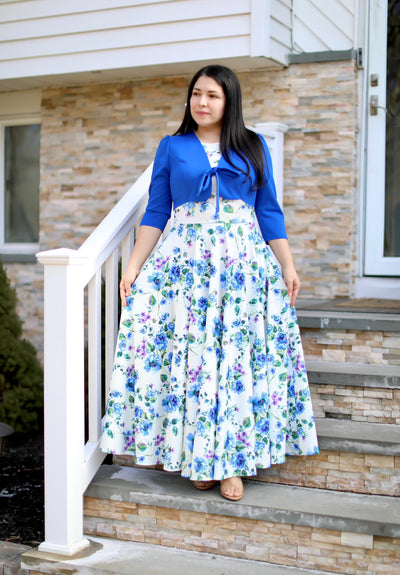 Eunice Royal Blue Maxi Dress