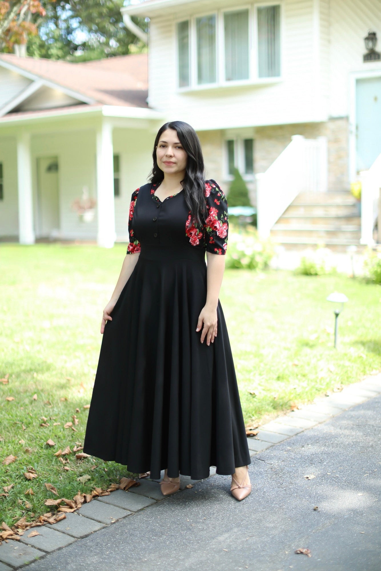Zoe Black Jumper Maxi Dress