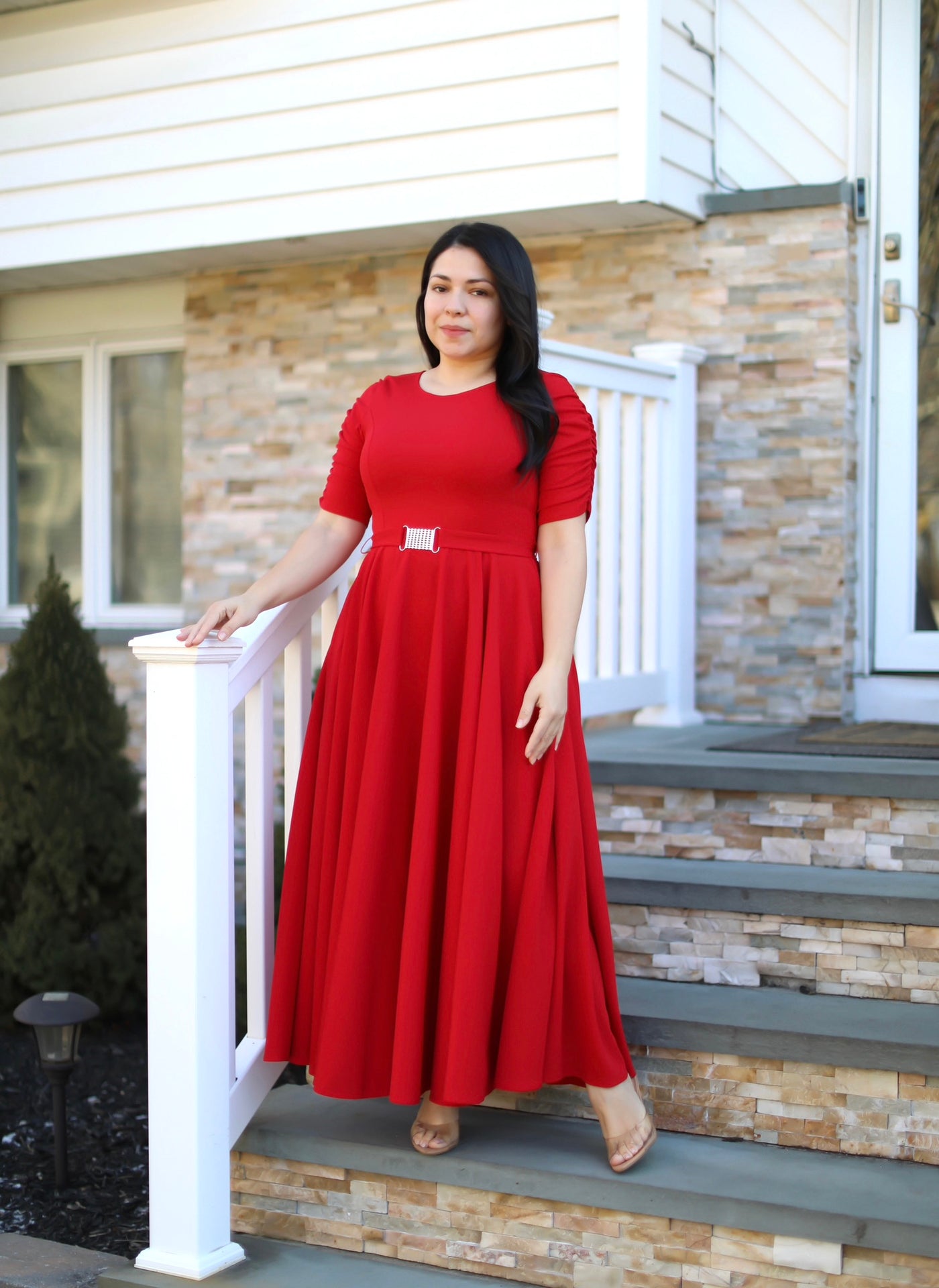 Ilsia Red Maxi Dress