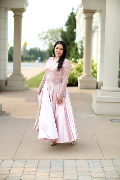Regina Dusty Pink Maxi Dress