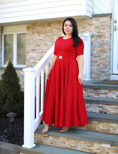 Ilsia Red Maxi Dress