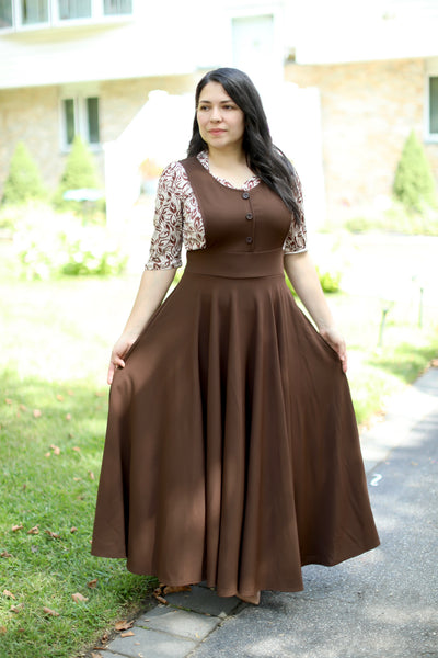 Beige Brown Top