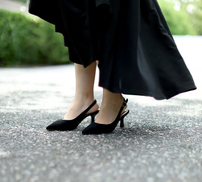 Black Kitten Heels