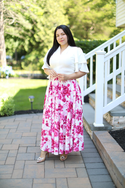 Arleth White Maxi Dress