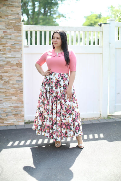 Emely Pink Maxi Dress