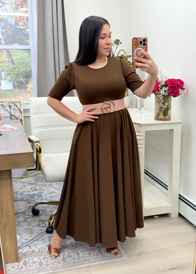 Brown Maxi Dress