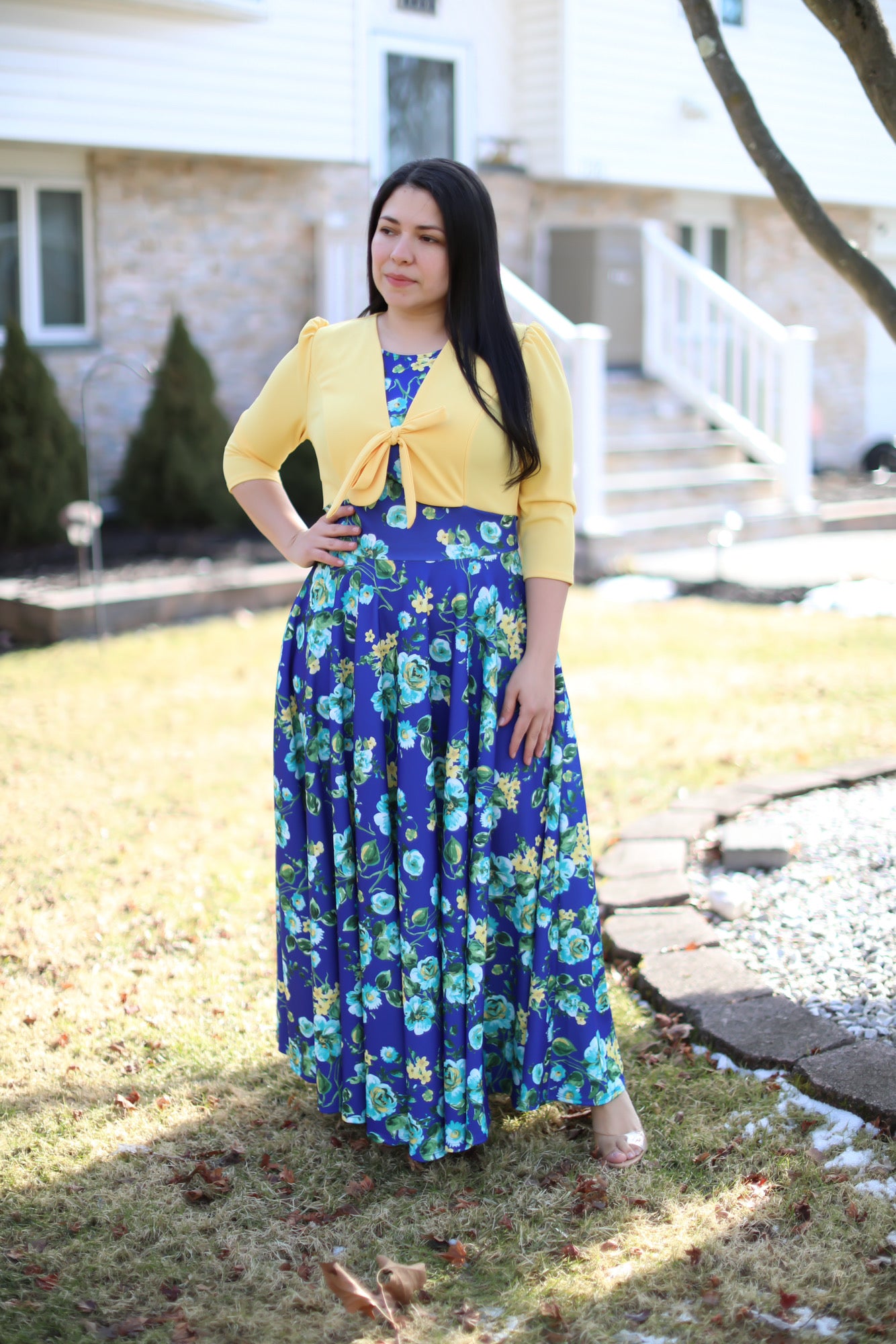 Eunice Yellow Maxi Dress