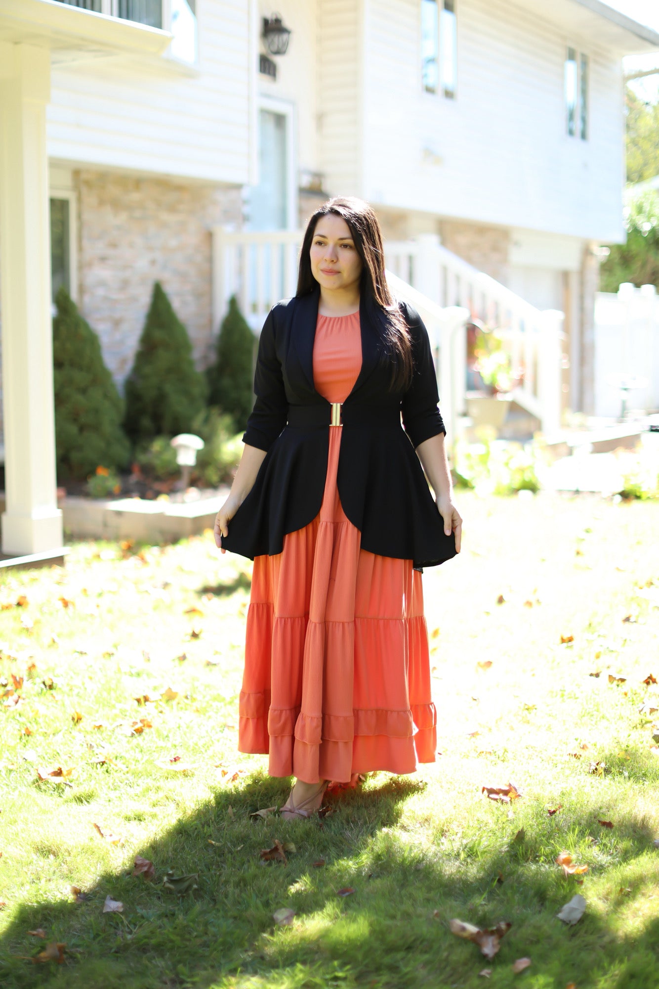 Soft Marsala Maxi Dress