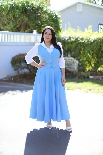 Celeste White Overall Maxi Dress