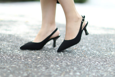 Black Kitten Heels