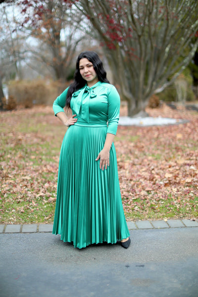 Raquel Verde Maxi Dress