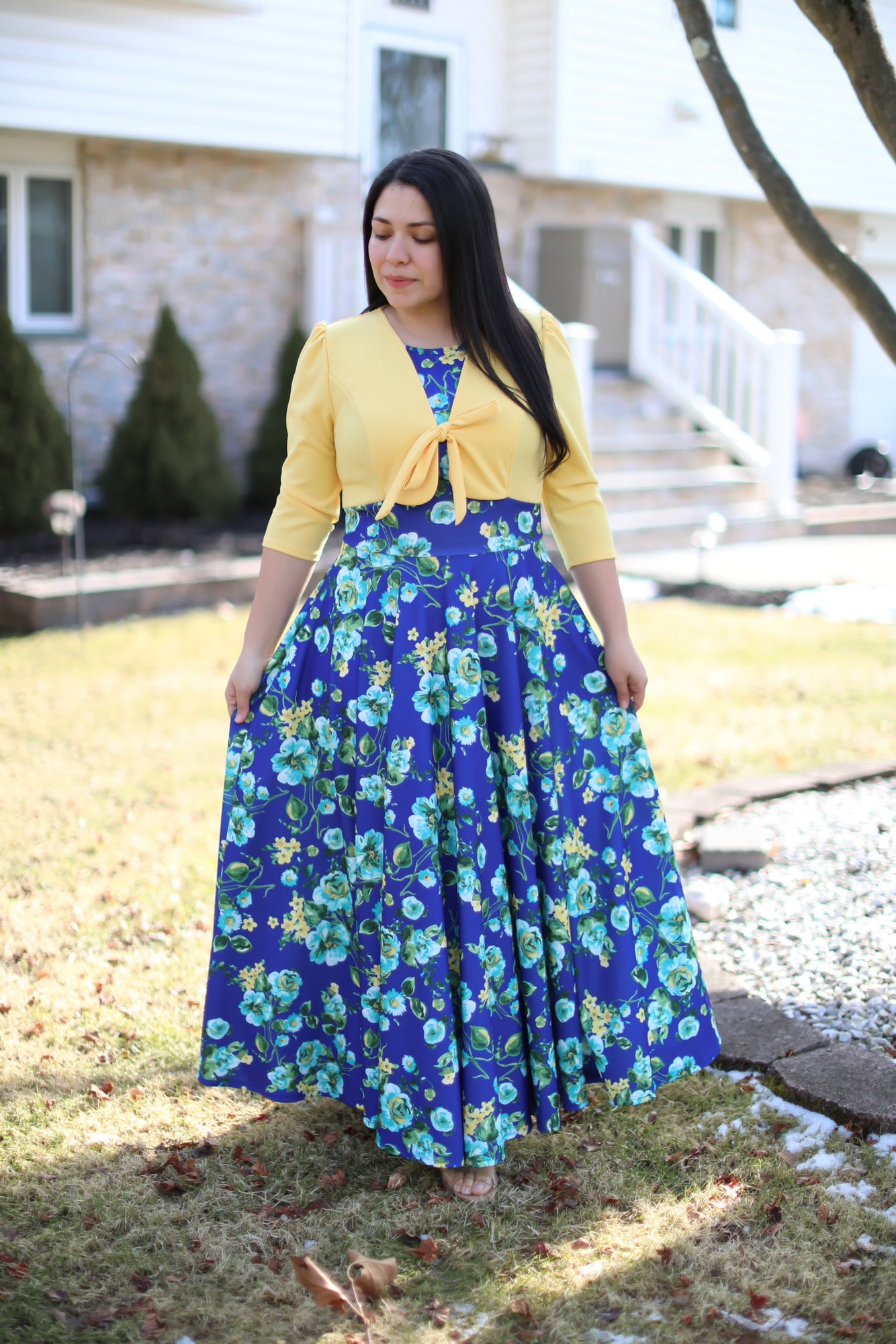 Eunice Yellow Maxi Dress