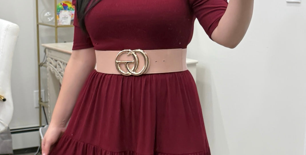 Nude Stretchy Belt