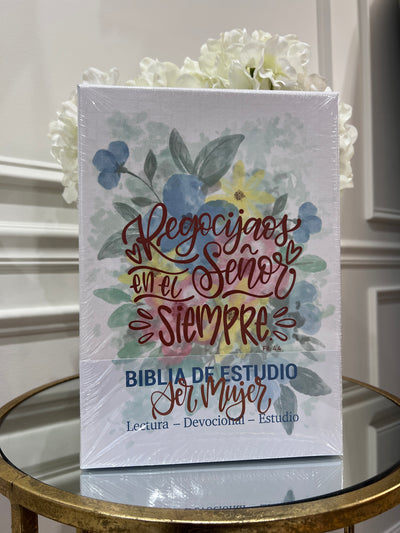 Biblia de Estudio Regocijaos con el señor