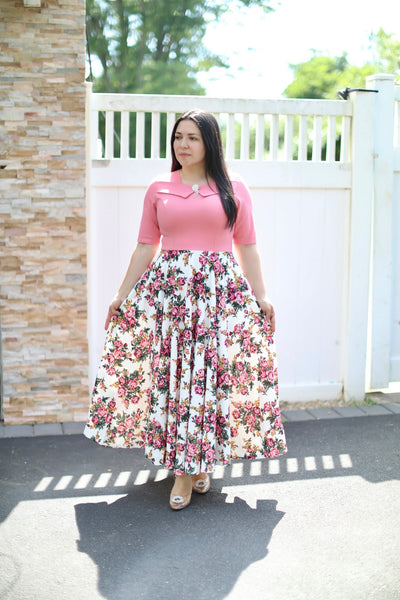 Emely Pink Maxi Dress