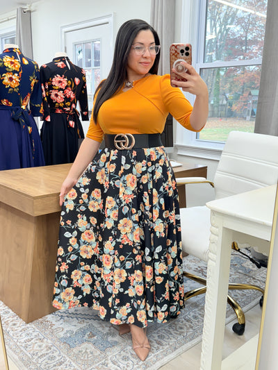 Moroccan Mustard Maxi Dress