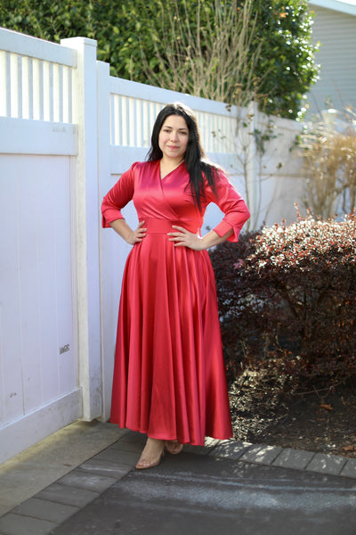 Cloe Red Maxi Dress