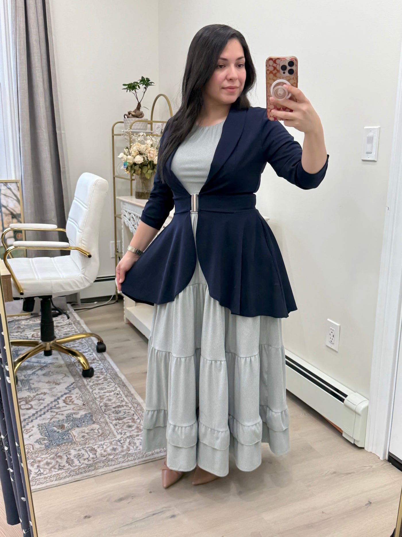 Light Grey Soft Maxi Dress