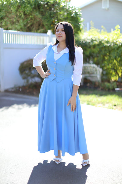Celeste White Overall Maxi Dress