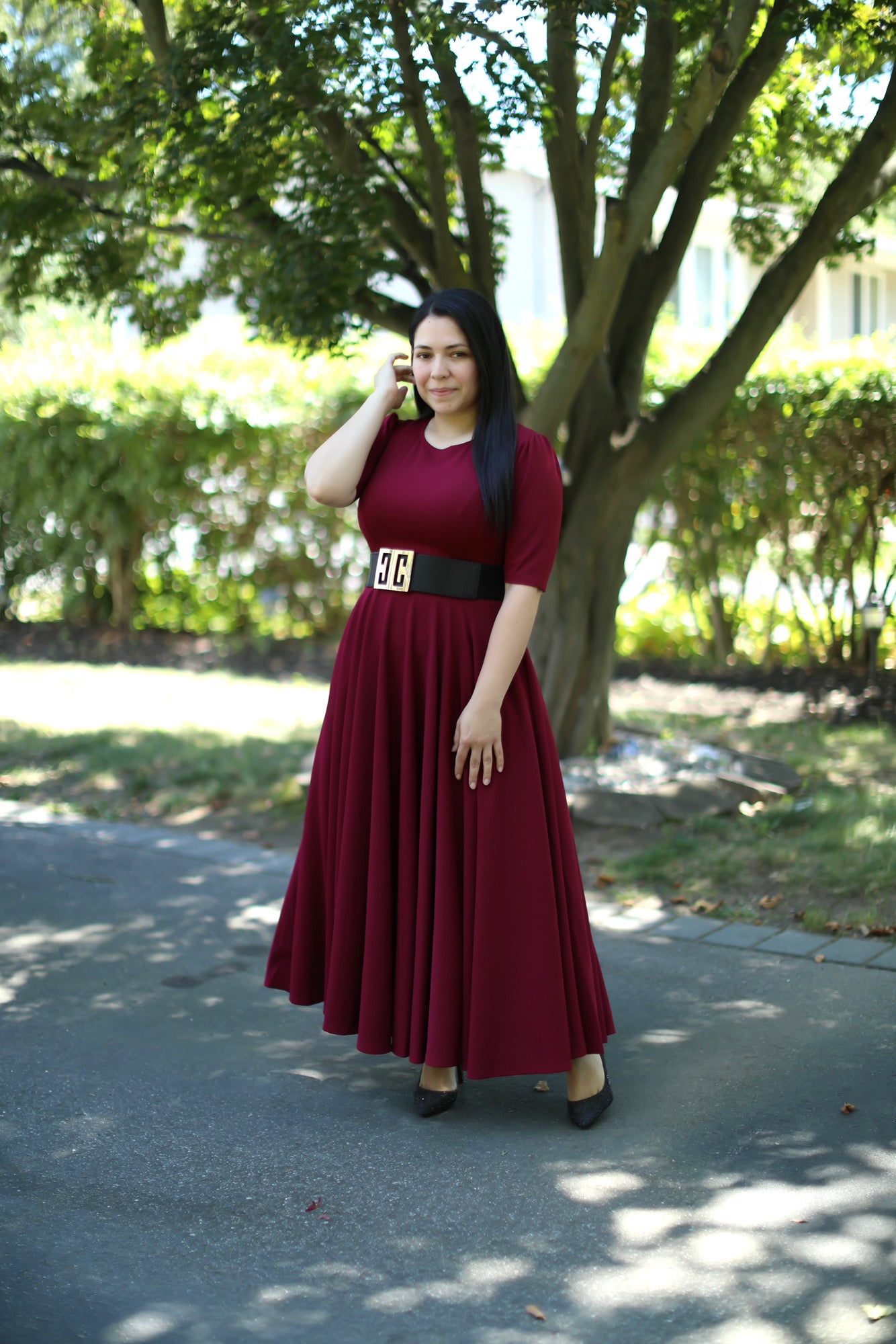 Burgundy Maxi Dress