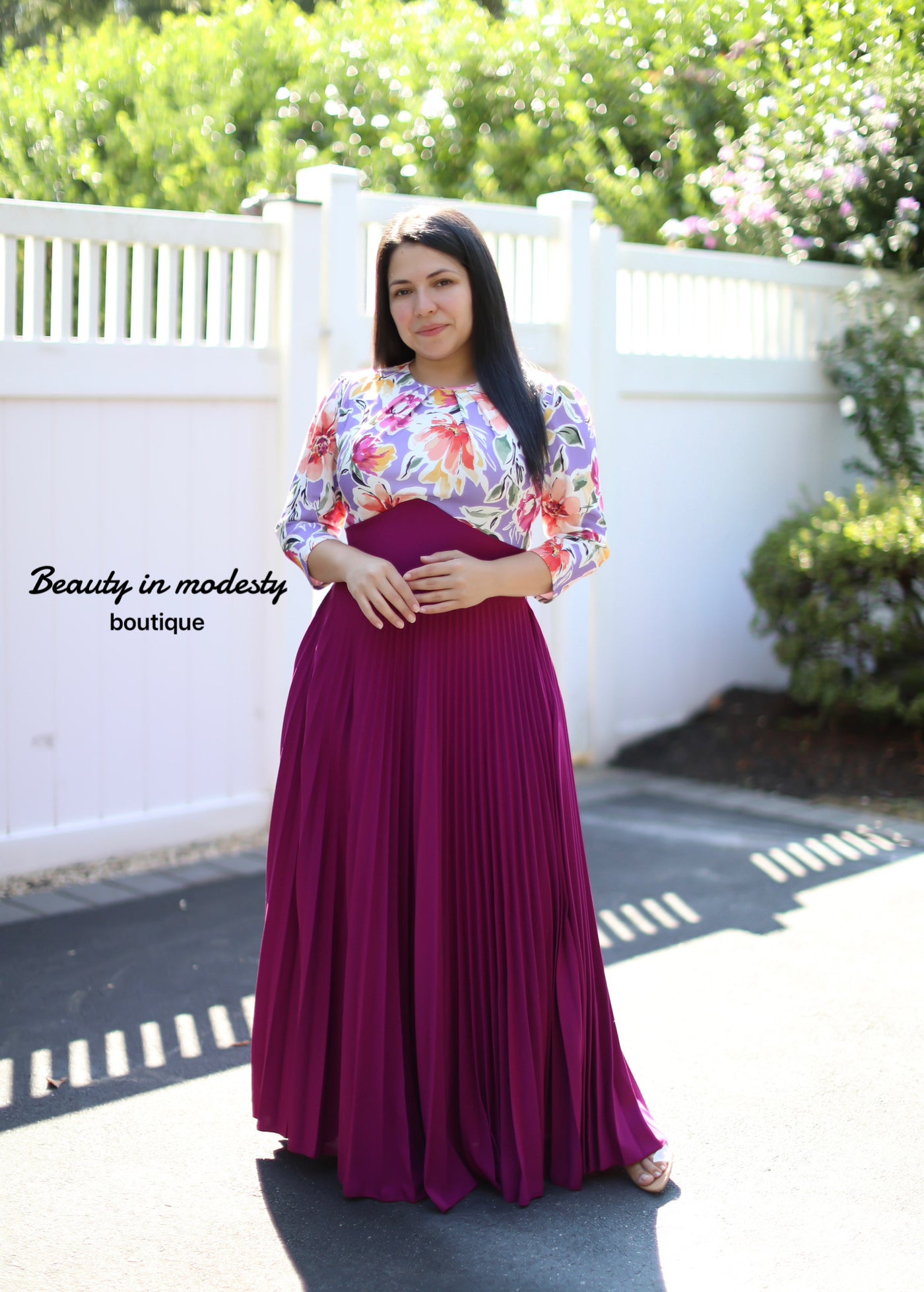 Lilibeth Floral / Bugambilia Maxi Dress