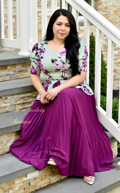 Fe Purple Maxi Dress