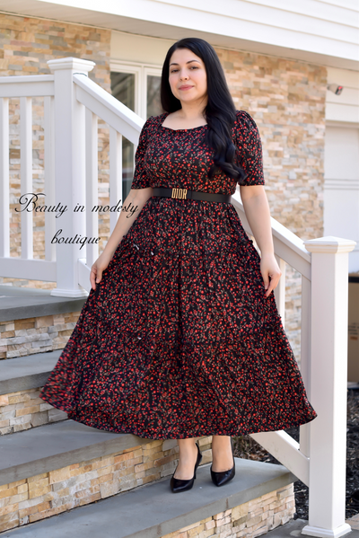Primavera Black Maxi Dress