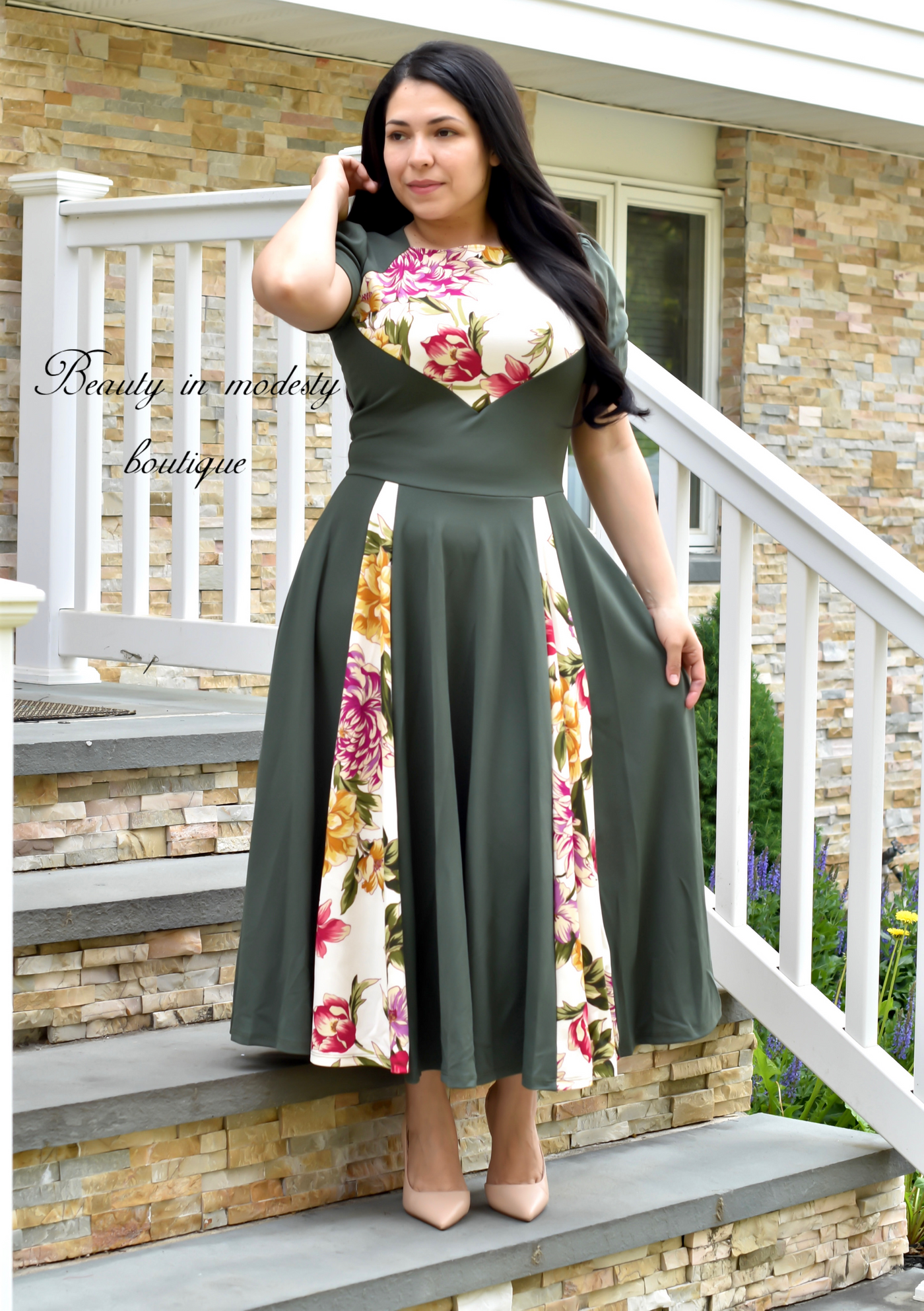 Lexie Hunter Midi Dress