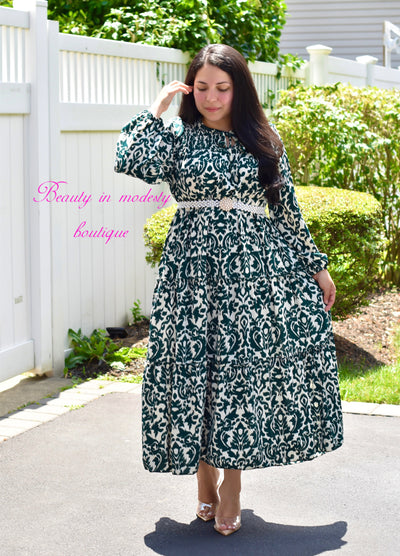 Alara Green Maxi Dress