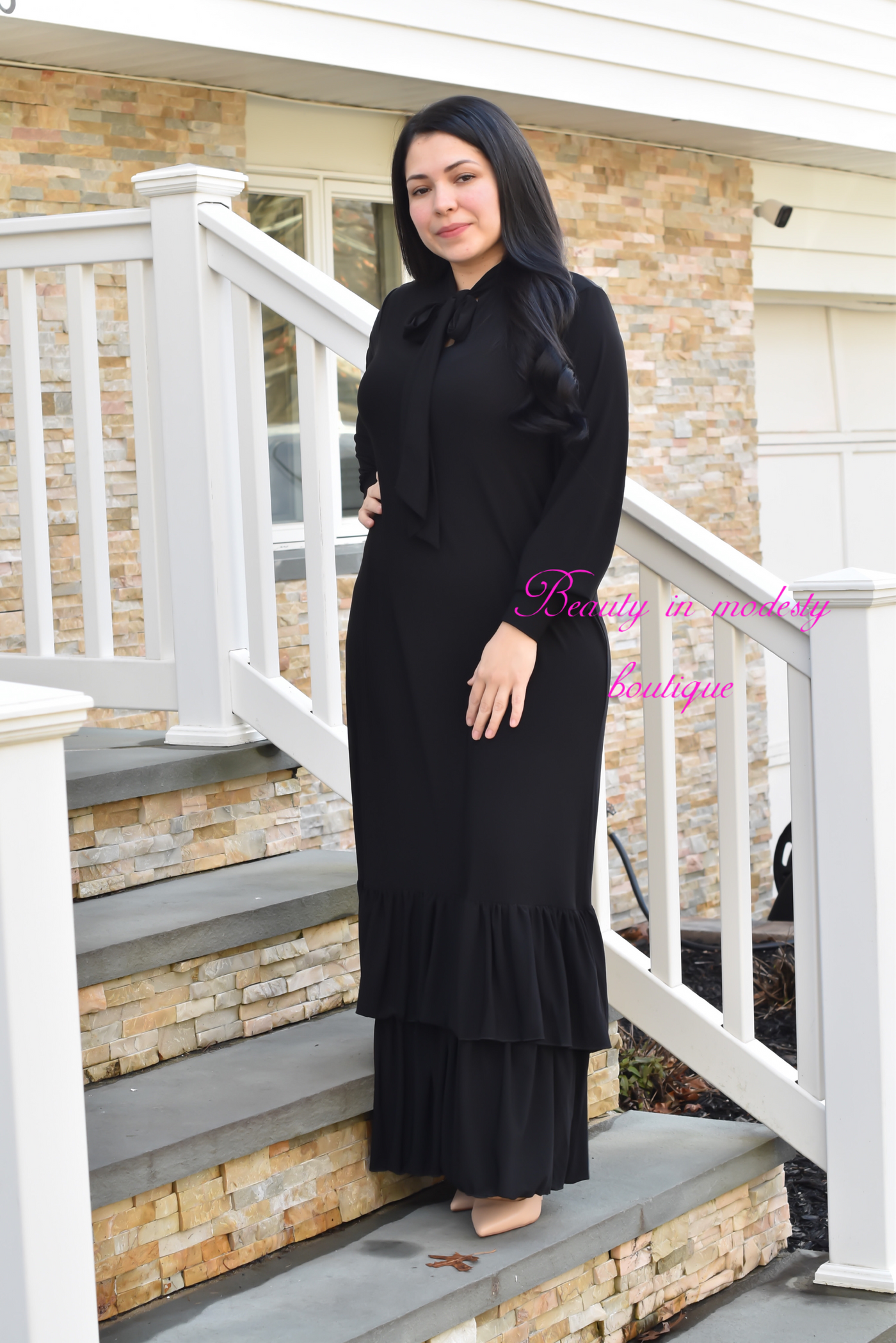 Sahar Purple Maxi Dress