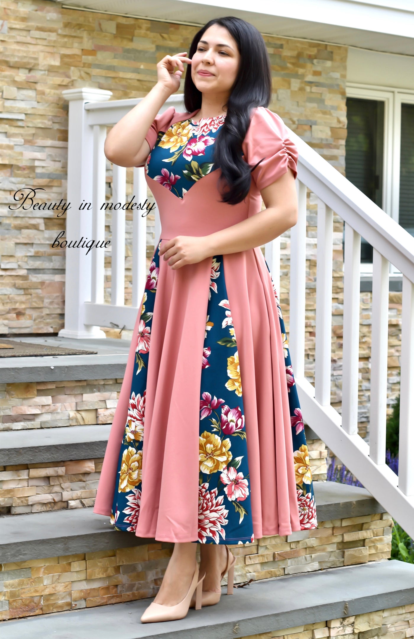 Lexie Rose Midi Dress