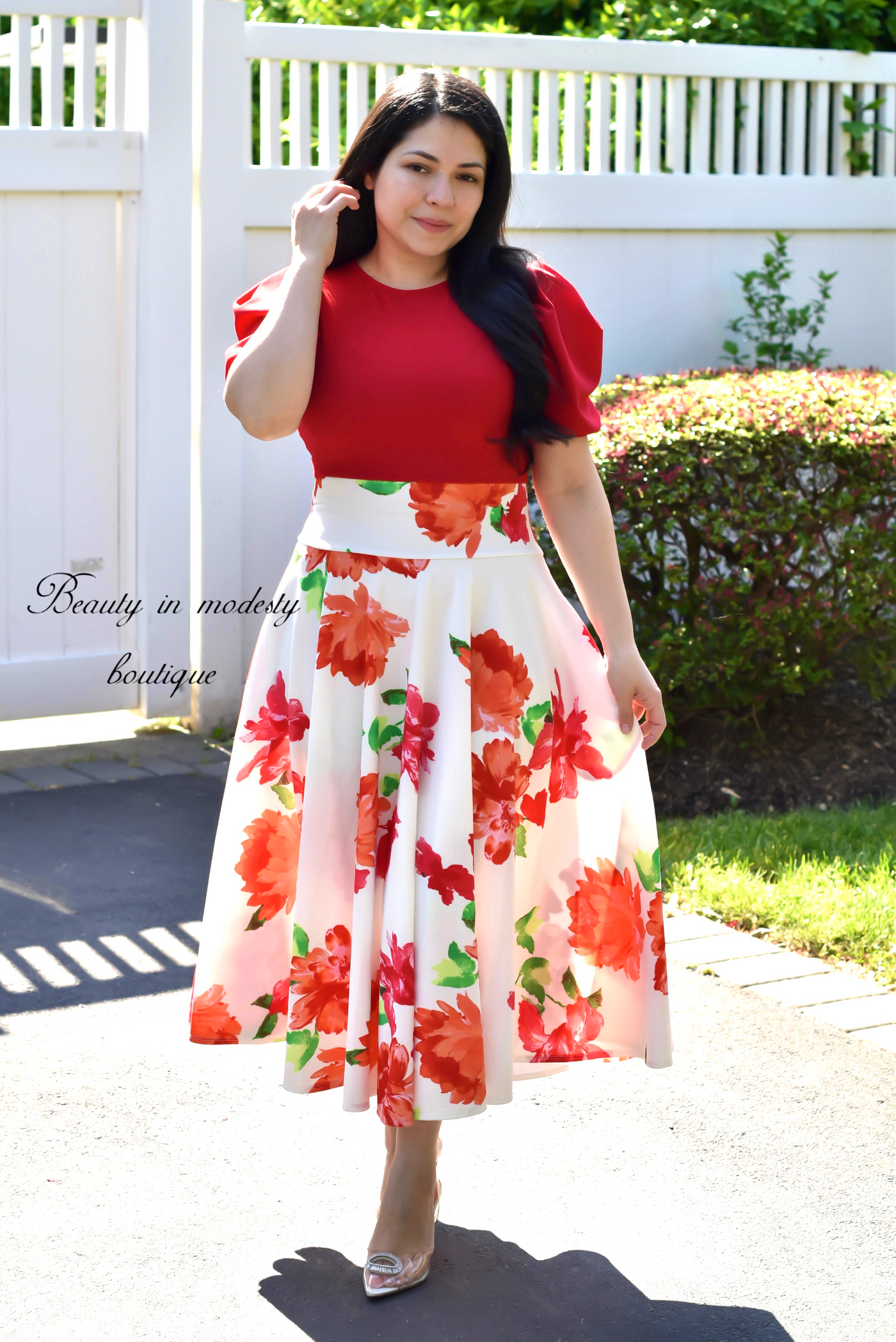Anna Ivory Midi Dress