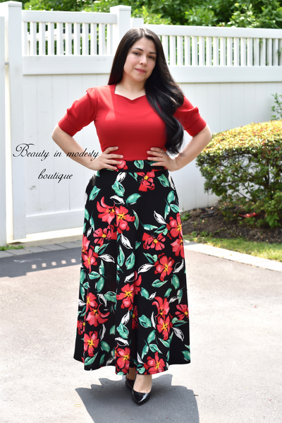 Promo Red Maxi Dress