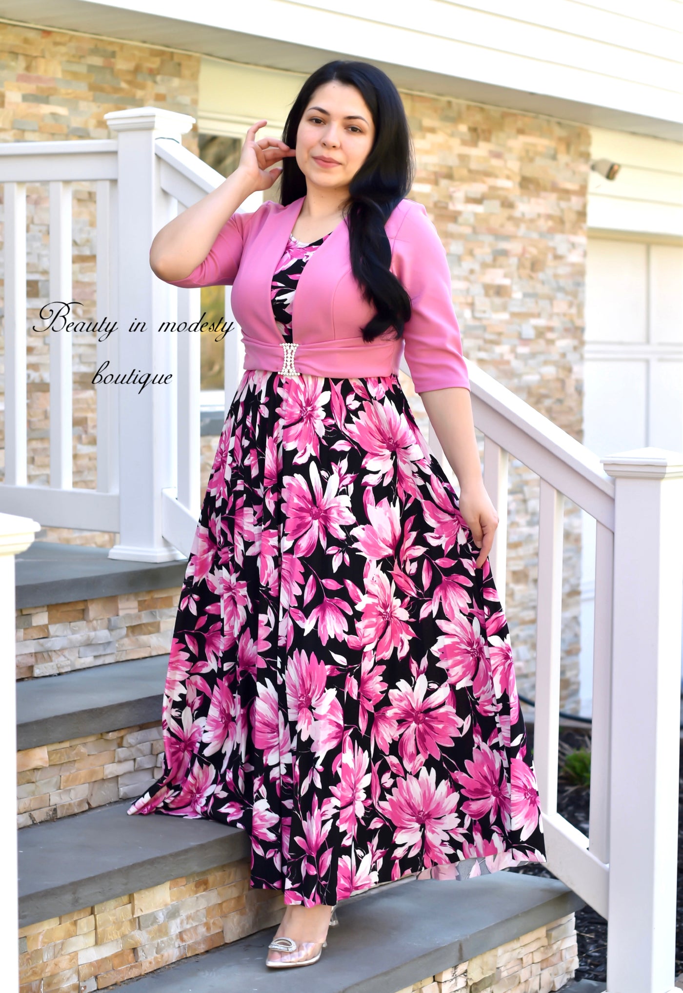 Cecilia Pink Maxi Dress