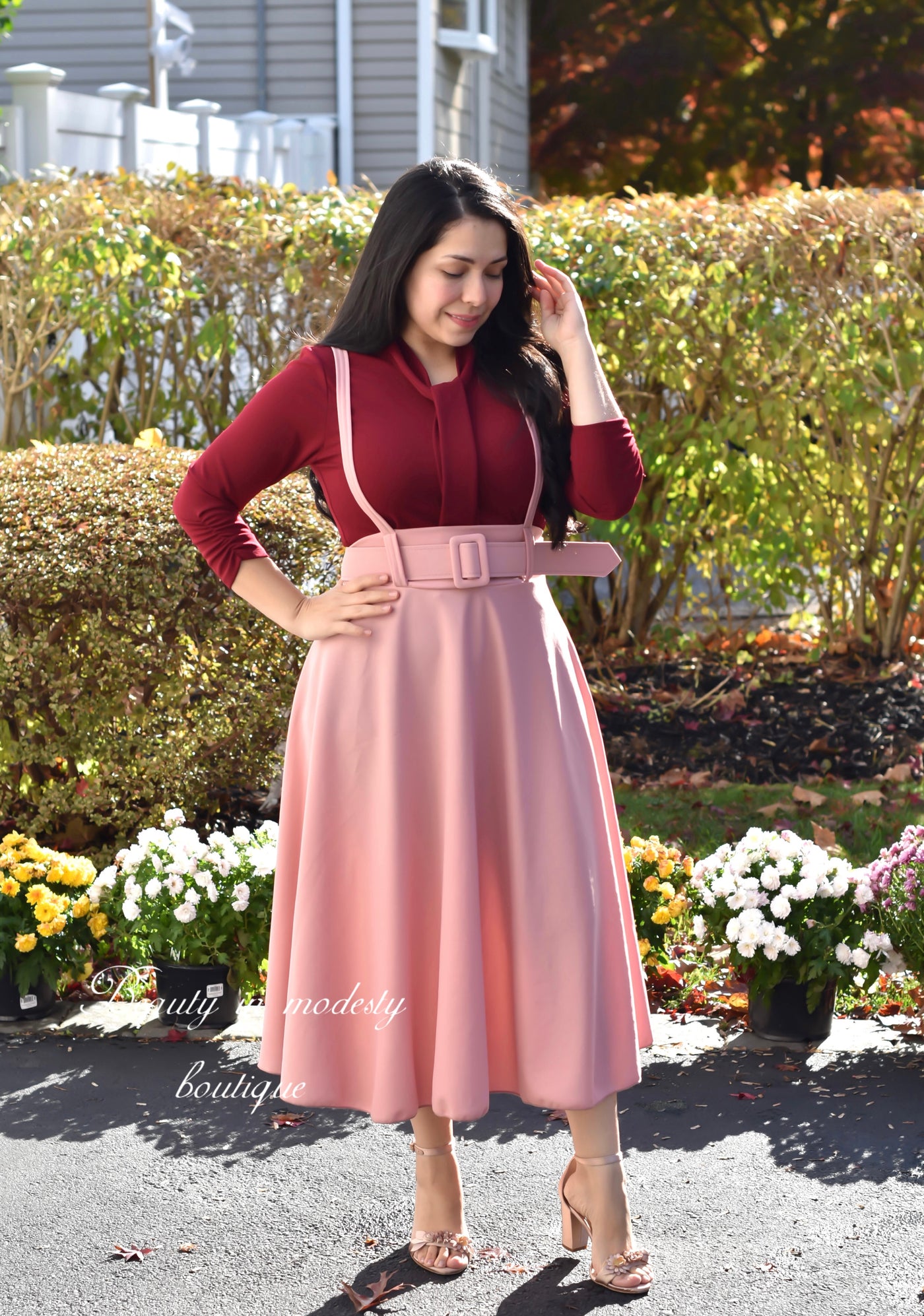Buy FIND ME COZY IN PINK JUMPER DRESS for Women Online in India