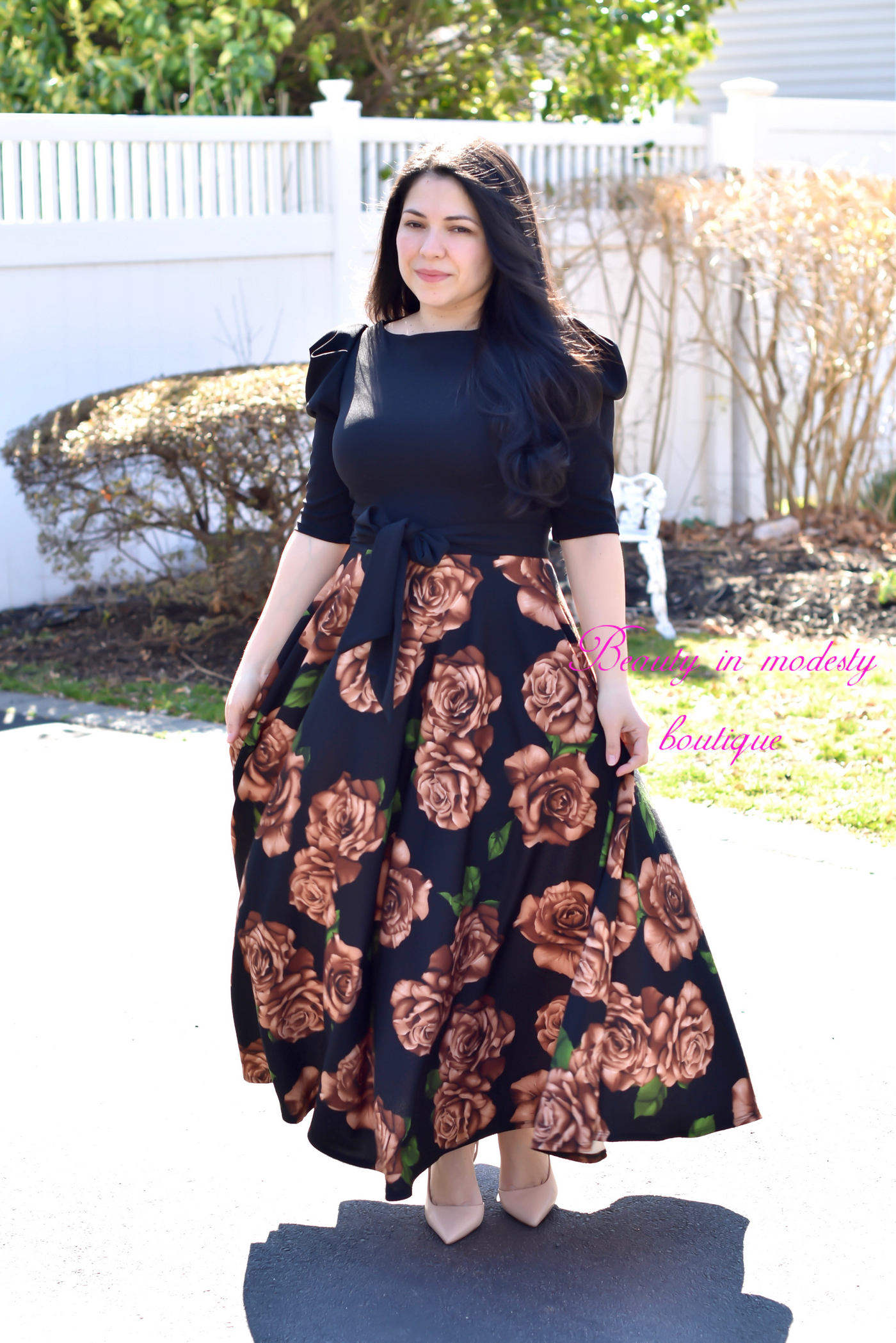 Kellya Black Maxi Dress