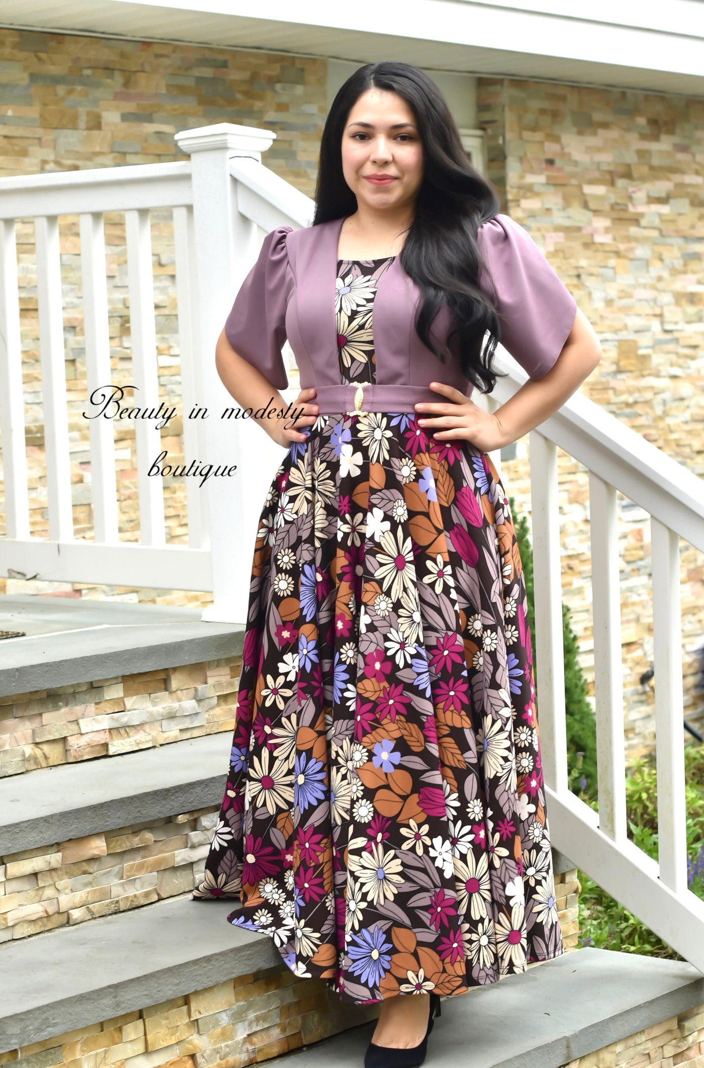 Dalissa Purple Maxi Dress