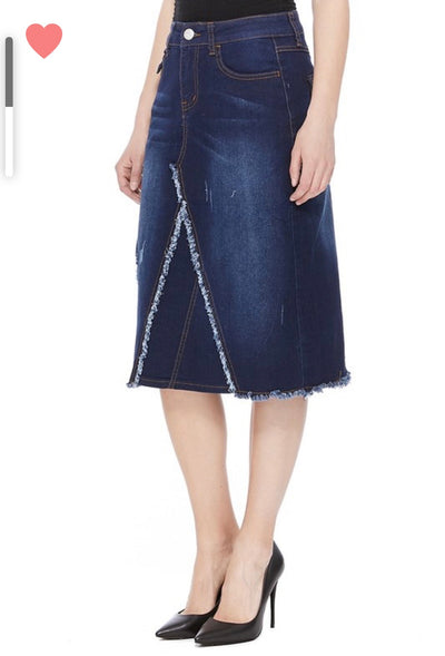 The Brianna Denim Skirt