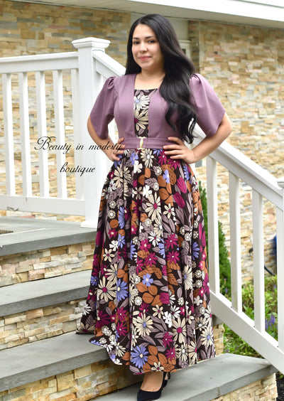 Dalissa Purple Maxi Dress