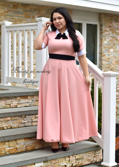 Saylor Pink Maxi Dress
