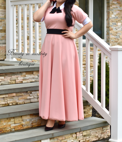 Saylor Pink Maxi Dress