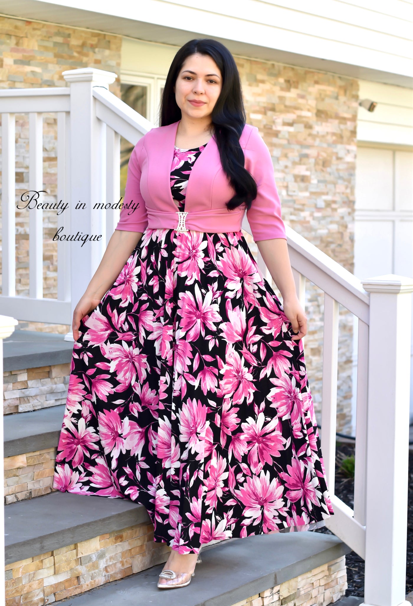 Cecilia Pink Maxi Dress