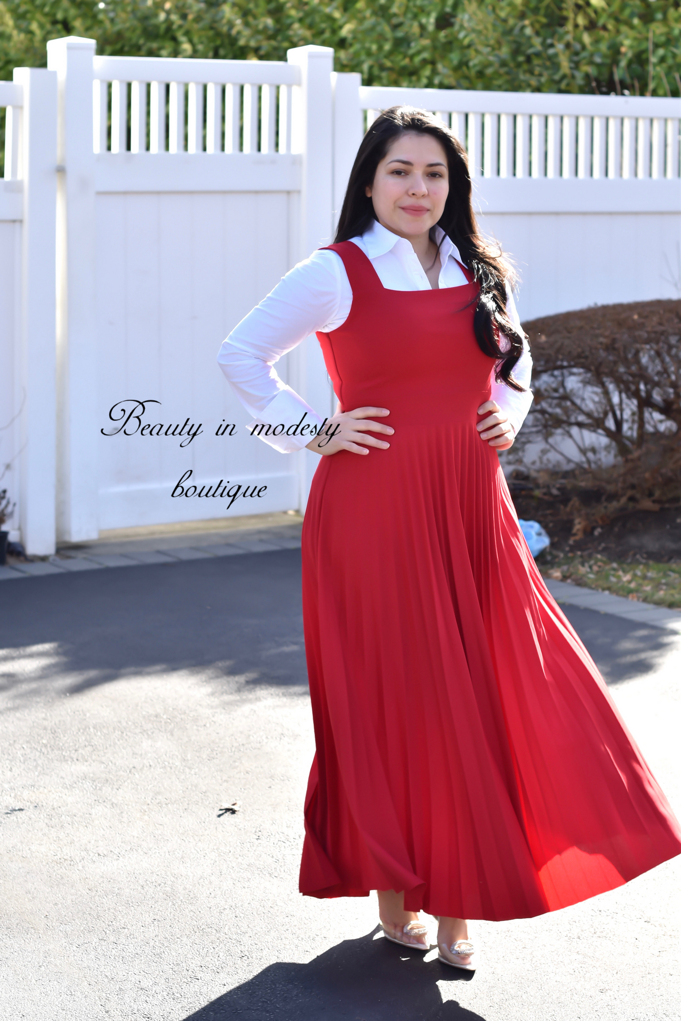 Red Jumper Maxi Dress